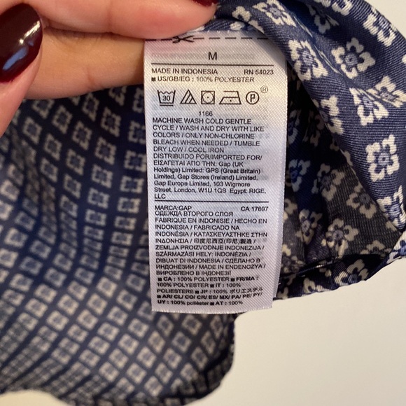 GAP - Pajama style blouse - Medium - Picture 6 of 6